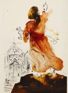 "Tu es Petrus... (You are Peter).” From “Biblia Sacra” by Salvador Dalí