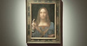 Leonardo da Vinci's "Salvator Mundi"... or is it? (Image credit: YouTube)