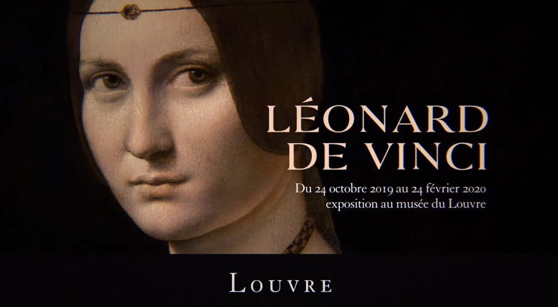 Promotional image for the Louvre's Leonardo da Vinci retrospective (Image credit: YouTube)