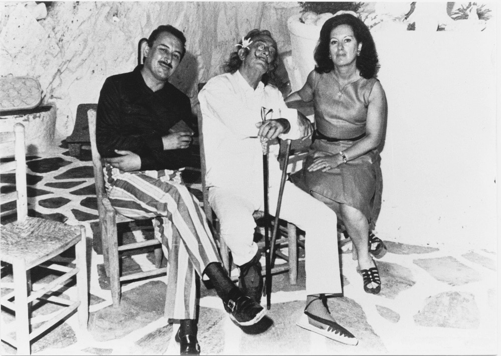 Dalí with the Albarettos (Photo credit: Eduard Fornés)