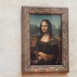 Leonardo da Vinci's "Mona Lisa" at the Louvre