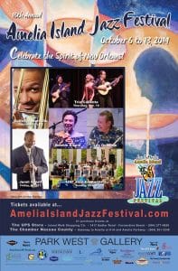 The poster for the 2019 Amelia Island Jazz Festival.