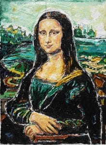 "Mona Lisa - Ode to Da Vinci" by Leslie Lew