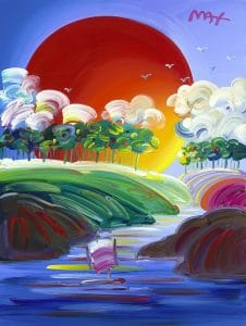 "Without Borders Ver. XIX #25," Peter Max