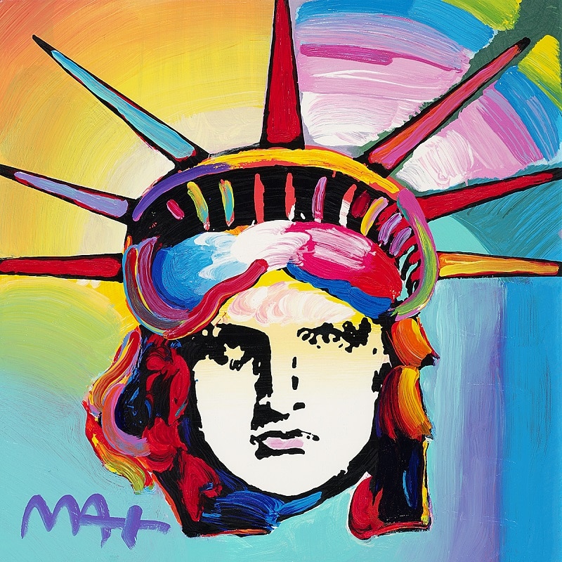 "Liberty Head," Peter Max