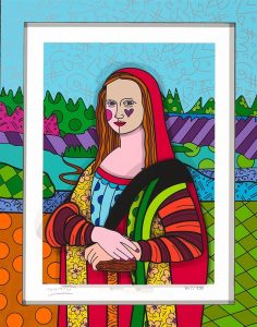 "Mona Lisa" by Romero Britto