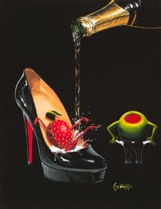 "Champagne Shoe," Michael Godard