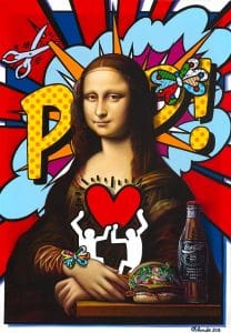 "Pure Pop (Mona Lisa)" by Orlando Quevedo