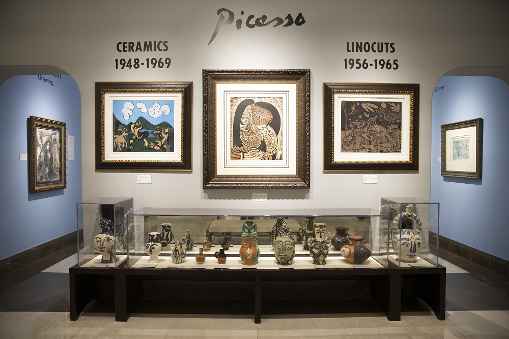One of the Picasso galleries at Park West Museum.
