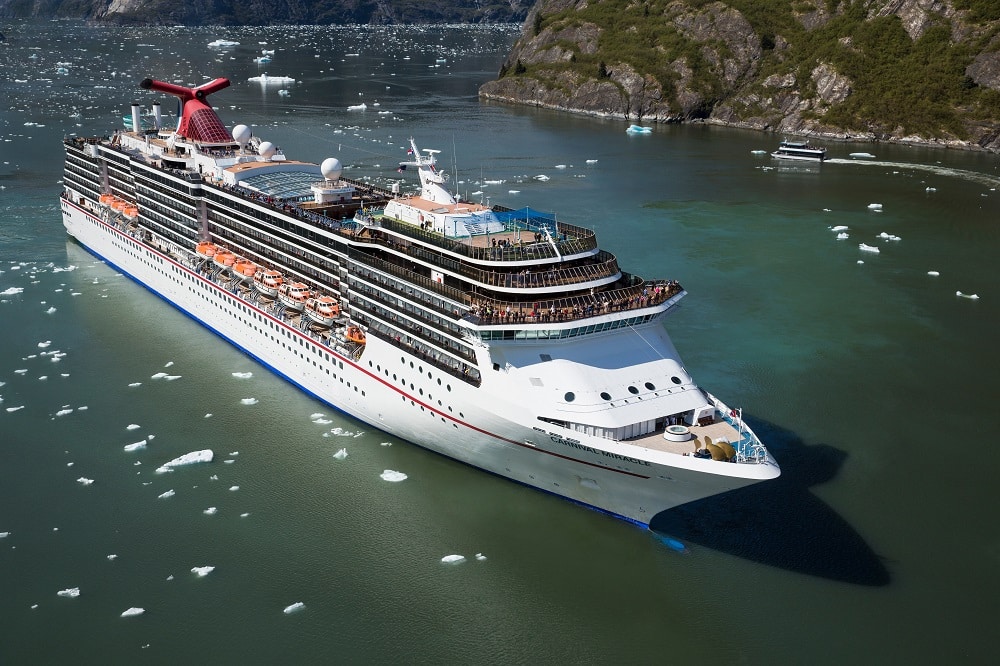 Carnival Miracle in Tracy Arm, Alaska