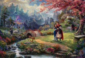 "Mulan - Blossoms of Love," Thomas Kinkade Studios