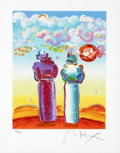 "Two Sages Looking at Sunrise" – Peter Max