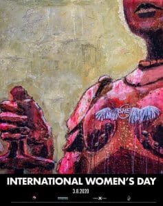 Special commemorative poster designed by Autumn de Forest for International Women's Day 2020