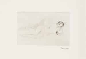 "Femme Nue Couchee (S. 13), D. 13," Pierre-Auguste Renoir