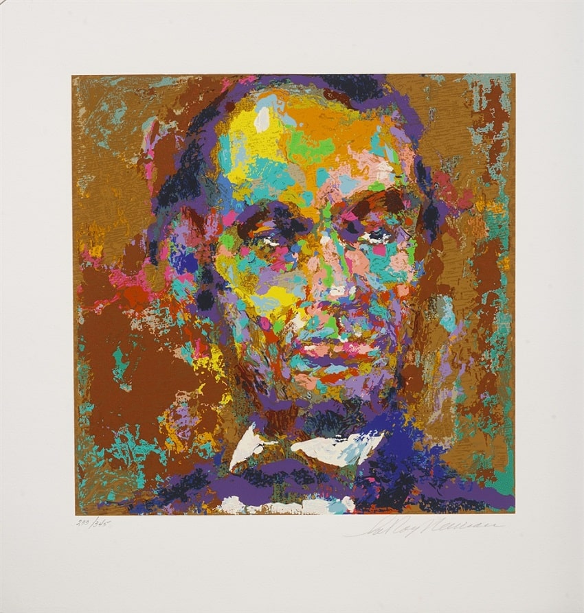 "Homage to Lincoln," LeRoy Neiman. From Park West Gallery's American Spirit Collection