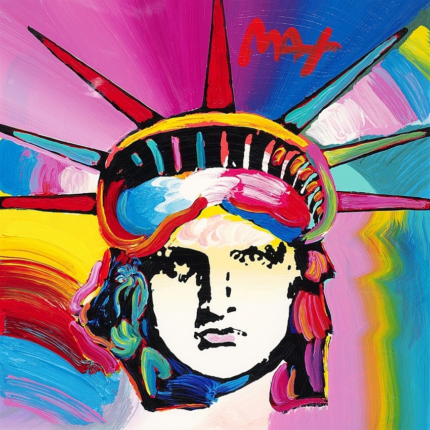 "Liberty Head," Peter Max