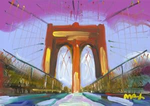 "Brooklyn Bridge I ver.I #421," Peter Max