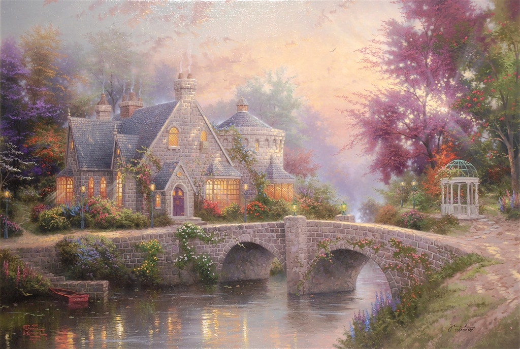 "Lamplight Manor," Thomas Kinkade