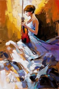 "Passionate Violinist II," Anatoly Metlan