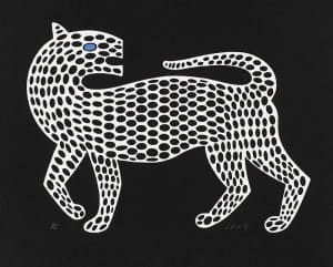 "Leopard, Black-White," Victor Vasarely