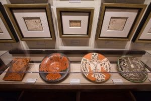 Picasso ceramics on display at Park West Vegas.