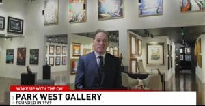 Albert Scaglione appearing inside the new Park West Fine Art Museum & Gallery in Las Vegas.