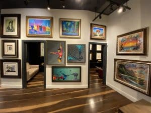 Inside the Park West Fine Art Museum & Gallery in Honolulu, Hawaii