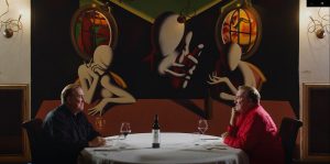 Kostabi sits down with himself for a chat