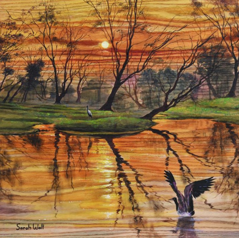 "Sunset Marsh" by Sarah Wall