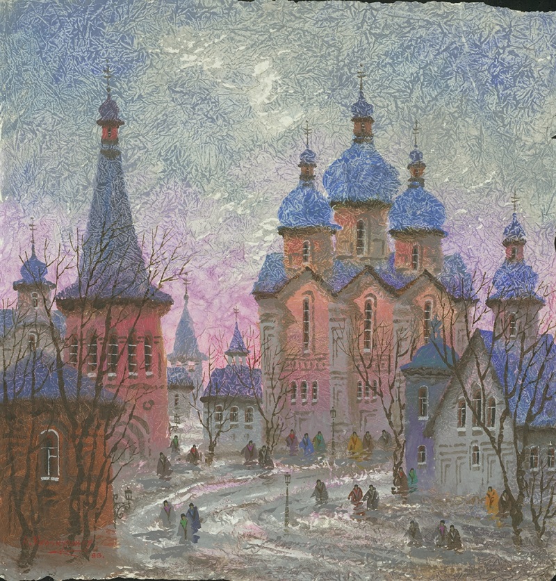 Park West auctioned off the painting “Kyiv Red Sunset” by artist Anatole Krasnyansky, who was born in Kyiv. Krasnyansky was one of the Ukrainian artists featured at Park West’s online auctions to benefit relief efforts in Ukraine.