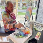 James Coleman paints live at Park West Hawaii