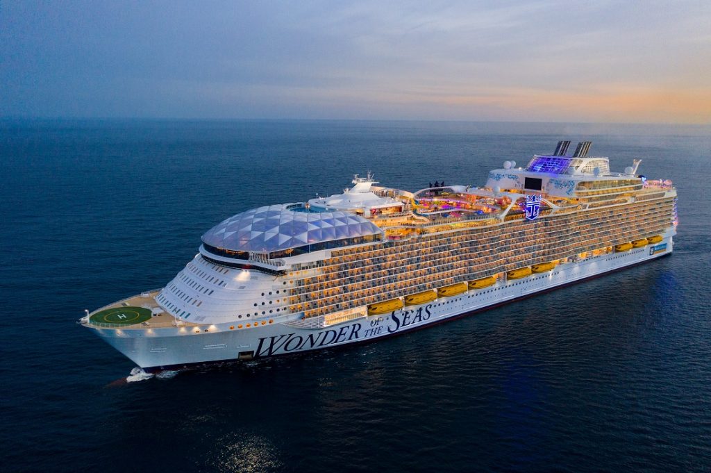 Royal Caribbean's Wonder of the Seas is the biggest ship in the WORLD.