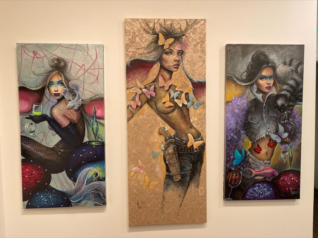Kat Tatz art on display at Park West Las Vegas