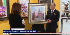 Park West Gallery Founder and CEO Albert Scaglione was interviewed by Fox 2 News Detroit about the live-streaming art auctions benefitting Ukrainian relief efforts.