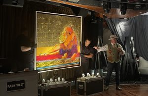Tim Yanke reveals a massive new painting specially created for the voyage to Africa