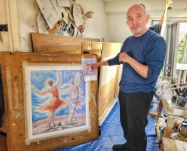 Catching Up with Artist Peter Nixon in his London Home Studio