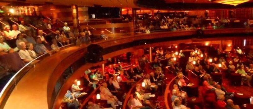Andrew Bone joins guests on board the MS Rotterdam