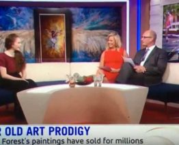 Artist Autumn de Forest Appears on Australia’s ‘Sunrise’
