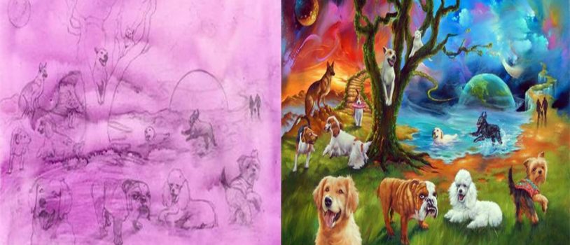 Look Behind the Scenes of Jim Warren’s Artistic Process