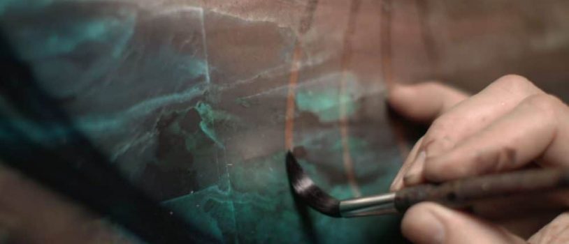 Video Premiere: Patrick Guyton Paints Elegance in Gold
