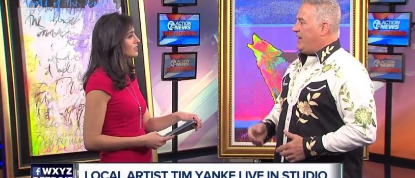 Tim Yanke Talks Art and Giving Back on WXYZ Detroit