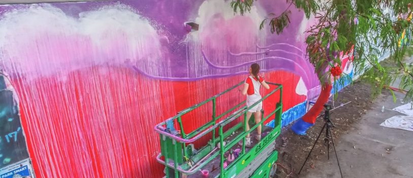 Autumn de Forest Paints First-Ever Mural at Miami’s Wynwood Walls