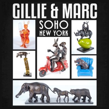 Gillie and Marc Bring Their Powerful Sculptures to Soho