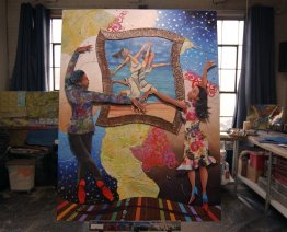 Detroit Artist Marcus Glenn Captures Music on Canvas