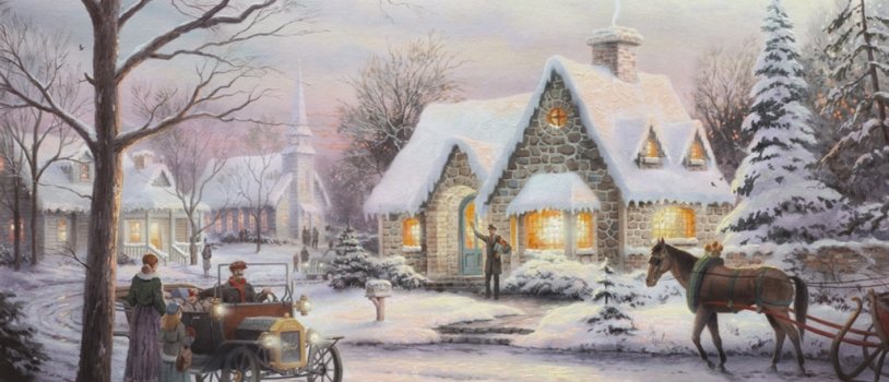 How 6 Artists Portray Our Year-End Winter Holidays Through Art