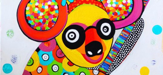 Donna Sharam’s Colorful Animals Are Going Tribal