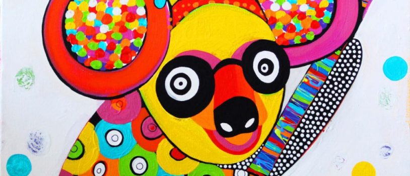 Donna Sharam’s Colorful Animals Are Going Tribal