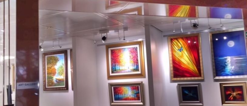 Park West Gallery aboard Koningsdam for maiden voyage