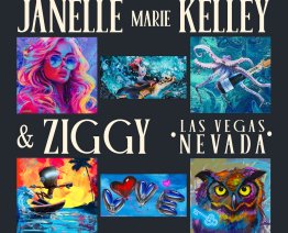Janelle Marie Kelley & Ziggy Remix Art in Las Vegas