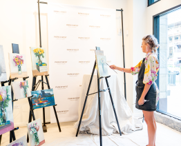 Cam Rose Painting Live in Waikiki